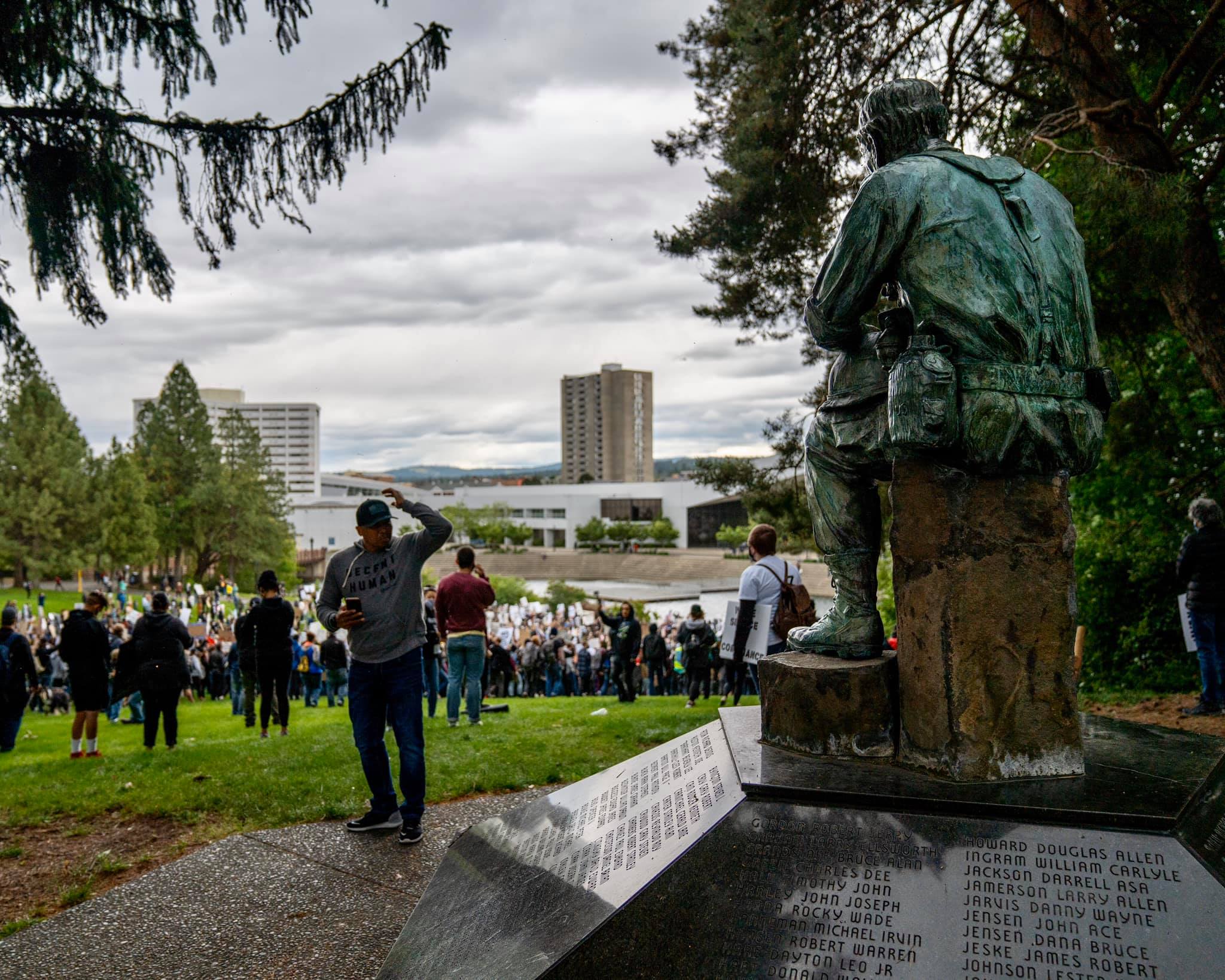 BLM 2020 march in Spokane, WA