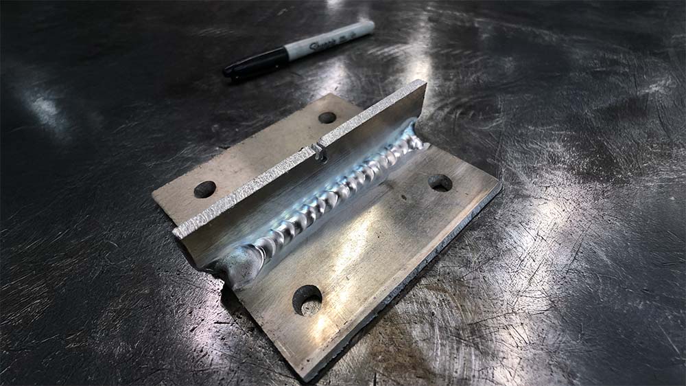 Weld test in Bainbridge Weld test in Bainbridge