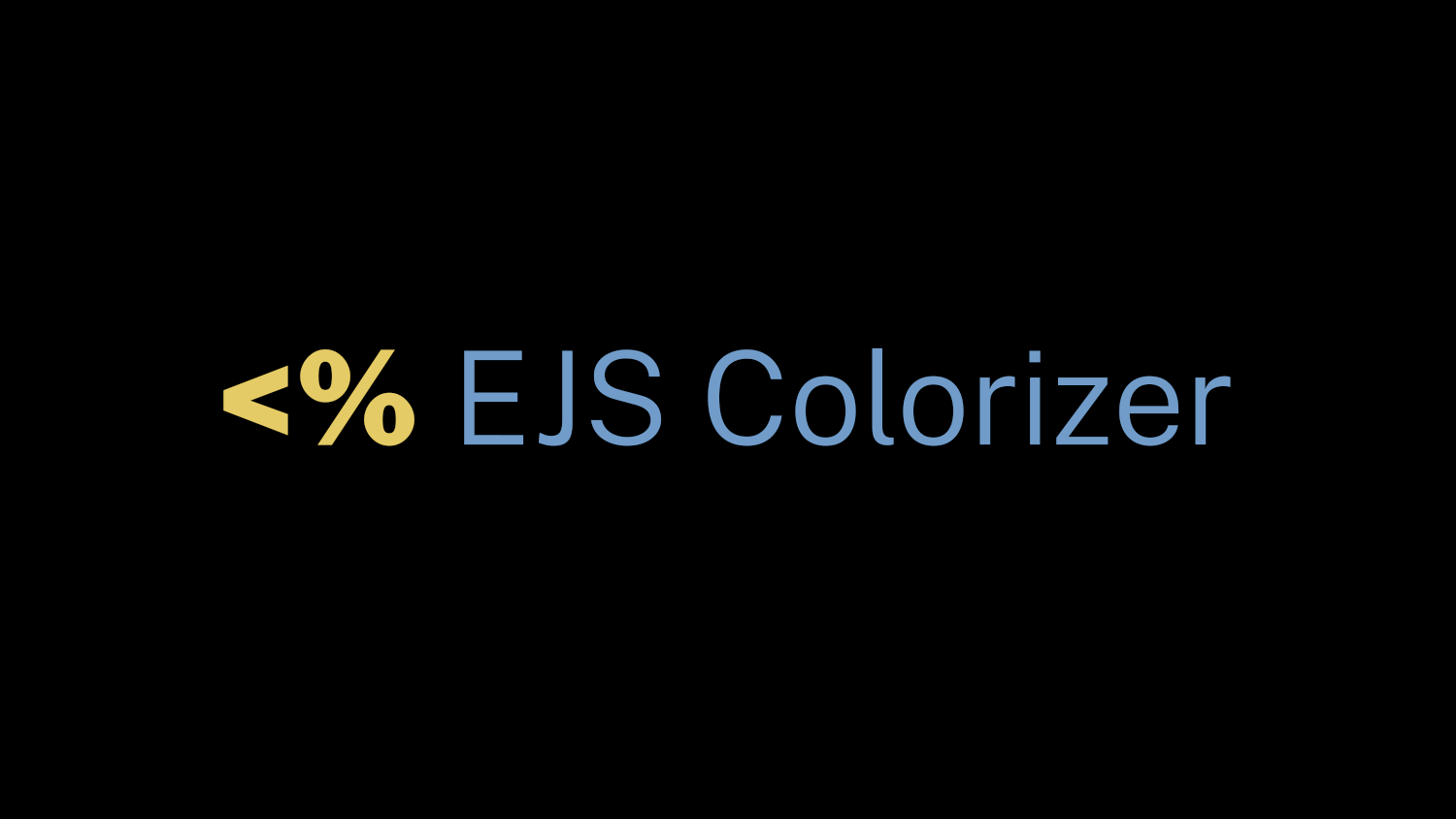 EJS Template Syntax Highlighting in VS Code